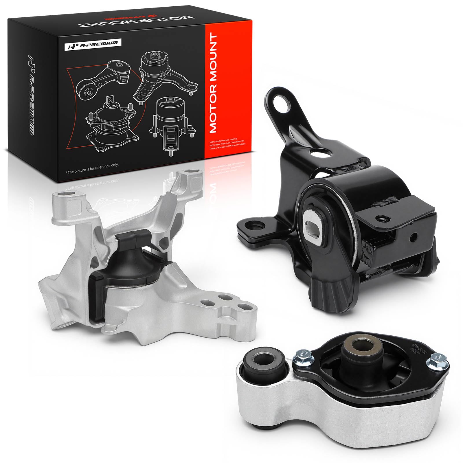 A-Premium 3PCS Engine Motor Mount Transmission Mount and Torque